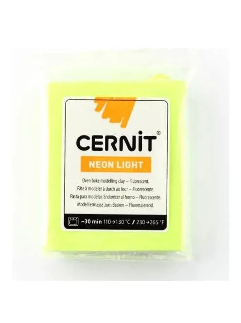 modellező material Cernit 56g  Neon világos sárga