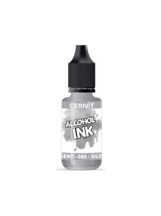 Cernit alkohol alapú tinta 20ml – 080 ezüst