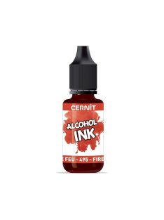 Cernit alkohol alapú tinta 20ml – 495 tűzpiros