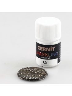 Cernit effektpúder 5g – Gyémánt Arany