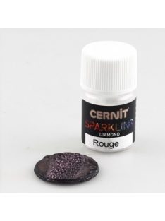Cernit effektpúder 5g – Gyémántvörös