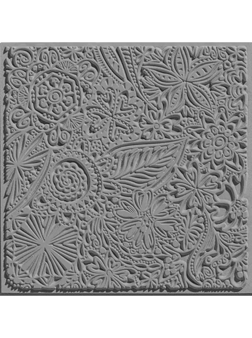 Cernit textúra 9x9cm virágok
