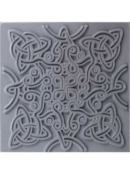 Cernit textúra 9x9cm kelta csomó