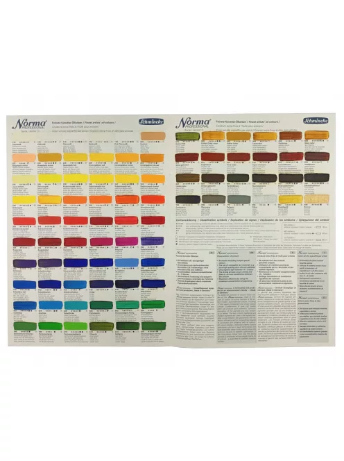 Olajfesték színminta Schmincke Standard