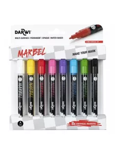 Marbel akril marker készlet 8 db 2mm – Bright