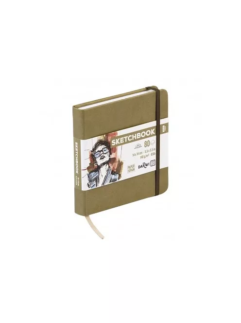 Darwi vázlatkönyv 14x14  Khaki