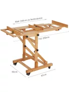 Univerzális bükk festőállvány Meeden 6081