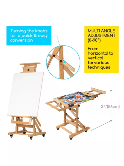 Univerzális bükk festőállvány Meeden 6081