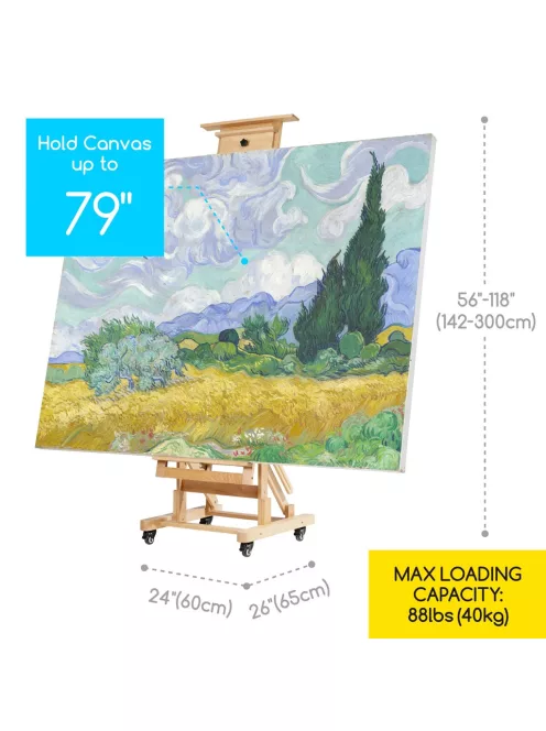 Univerzális bükk festőállvány Meeden 6081