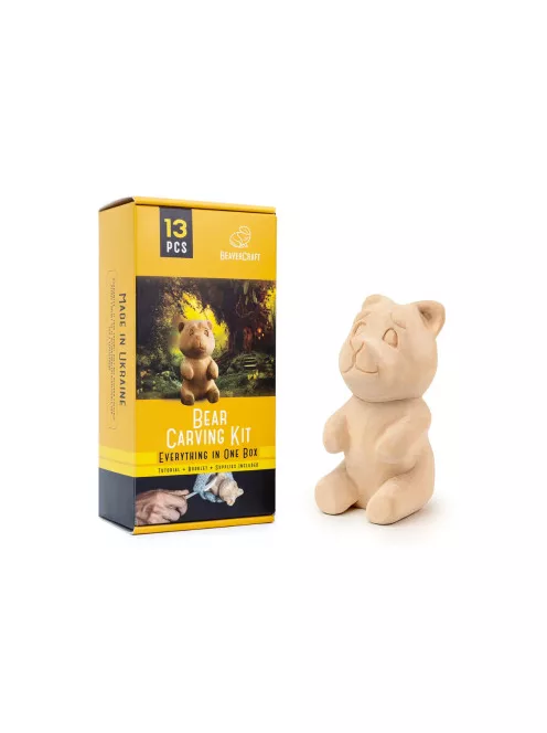BeaverCraft Wood Carving Kit  Bear