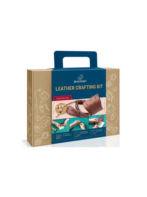 BeaverCraft Leather Bracelet Making Kit