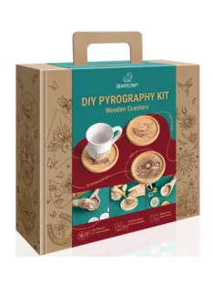 BeaverCraft Pyrography Kit for Making Coasters