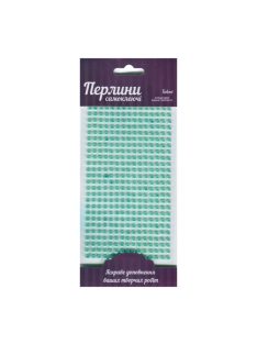 Self-adhesive Glitter Pearls 5mm 375pcs – türkiz