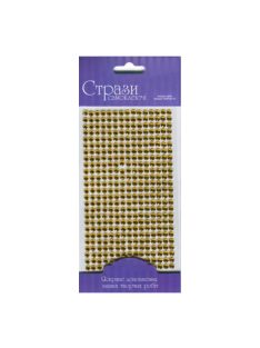 Self-adhesive Glitter Rhinestones 5mm 375pcs – arany