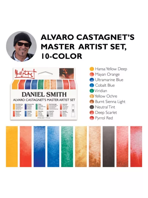 Set of watercolor paints DS 10x5ml Alvaro Castagnet mester set
