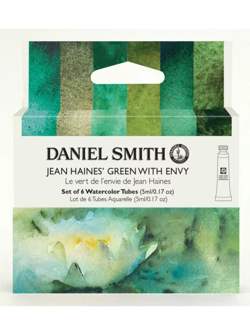 Set of watercolor paints DS 6x5ml Jean Haines "zöld With Envy" set
