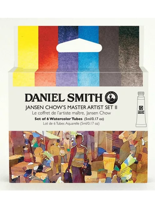 Set of watercolor paints DS 6x5ml Jansen Chow's mester set 2