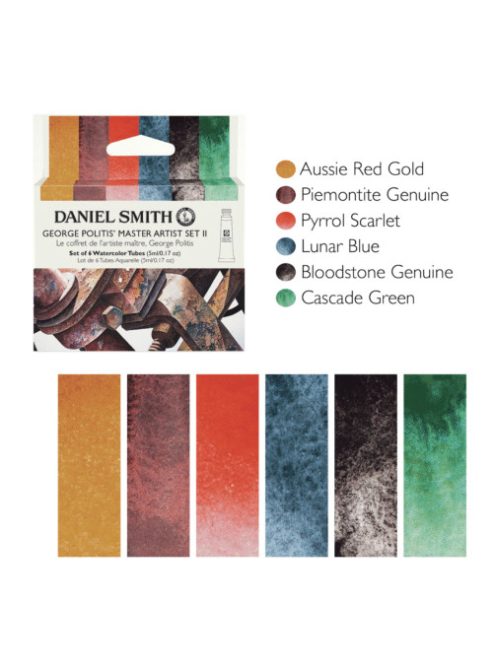 Set of watercolor paints DS 6x5ml George Politis mester set 2