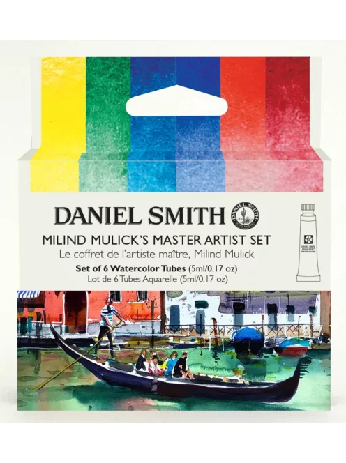 Set of watercolor paints DS 6x5ml Milind Mulick mester set