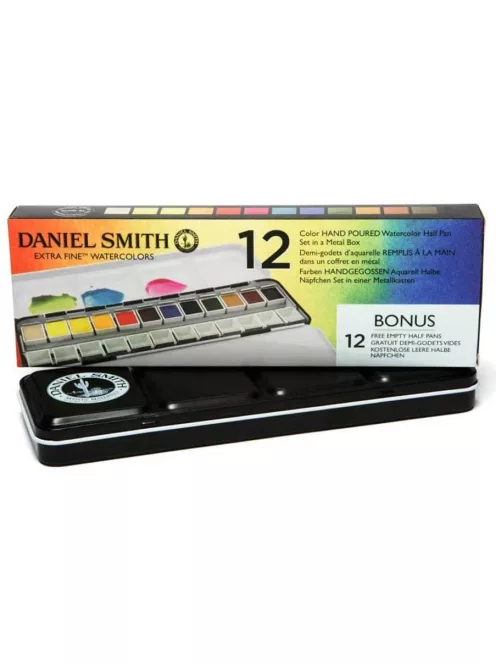 Set of watercolor paints DS 12 pcs basic shades