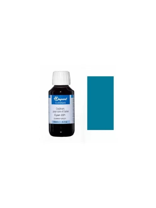 Dupont selyem gőzfesték 125ml – 221 Cyan