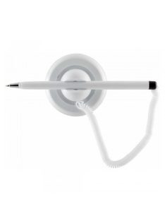 Golyóstoll postai tartóval, fehér