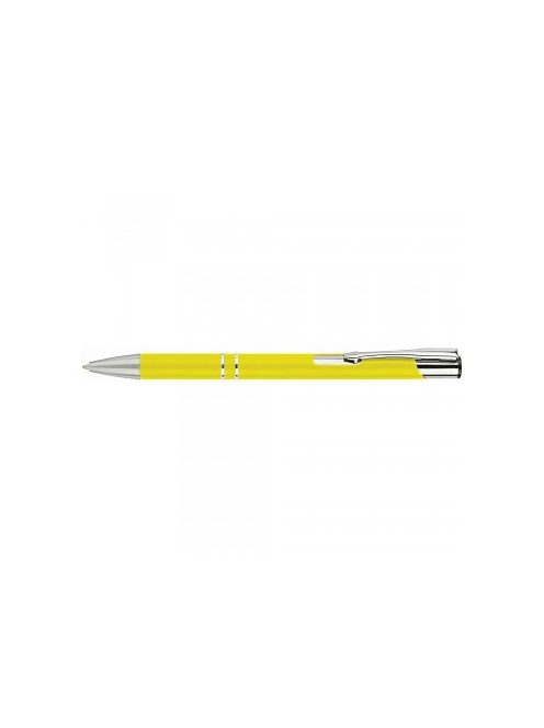 Golyóstoll HIT sárga, kék tinta