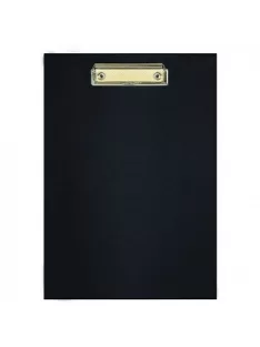 A4 fekete laminált csíptetős tábla