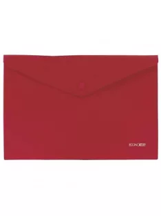 Boríték mappa, piros A4 dosszié mappa