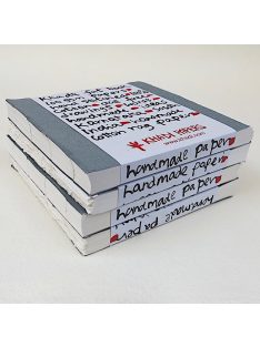 Kézi Khadi papírok tömb 21x21cm 100g