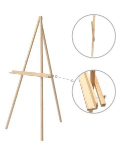 Kiállítási festőállvány fenyőből 125cm
