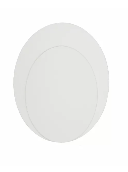 Oval canvas on board Rosa 18x24cm