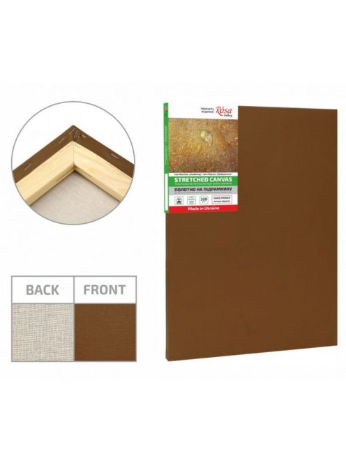 Colored canvas Rosa umber - 20x30cm