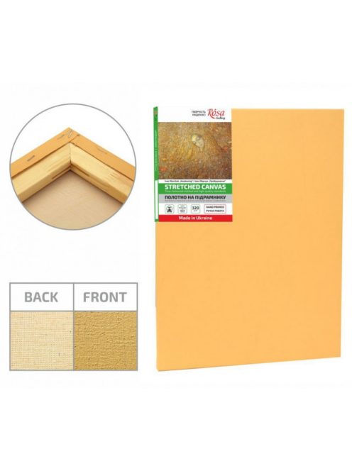 Colored canvas Rosa beige - 20x30cm