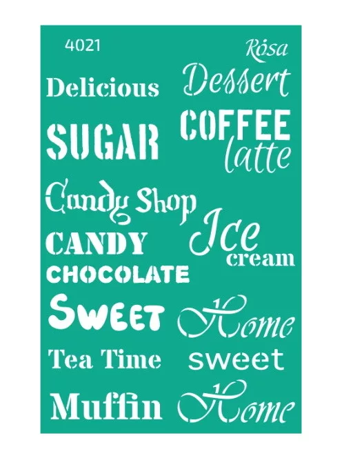 Sablon újrahasználható öntapadó 13x20cm – 4021