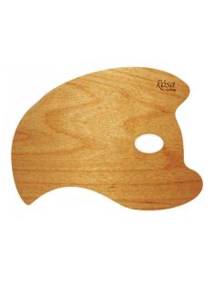 Ergonomikus lakkozott fa raklap 30x40cm Rosa