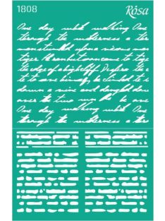 Ismételhető öntapadós sablon 13x20cm – 1808