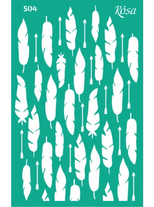 Stencil repeatable self-adhesive 13x20cm – 504