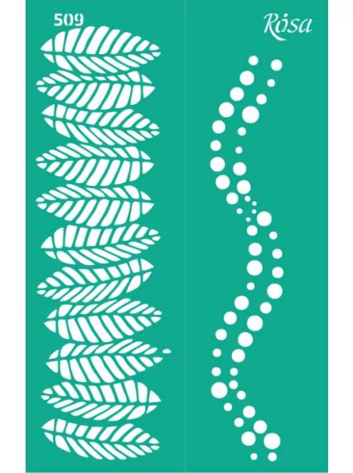 Stencil repeatable self-adhesive 13x20cm – 509