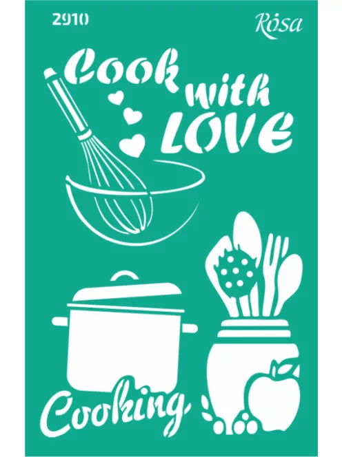 Stencil repeatable self-adhesive 13x20cm – 2910