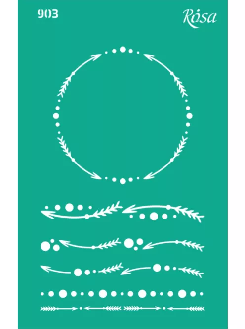 Stencil repeatable self-adhesive 13x20cm – 903