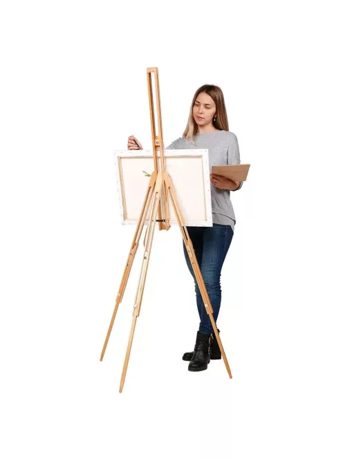 Pleinair beech easel Meeden 6077 with case
