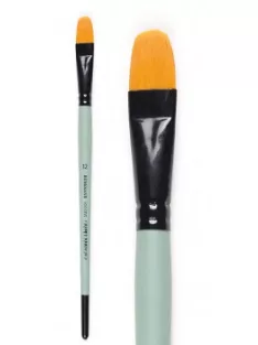 Flat rounded brush Renesans 1006FR short - size 12