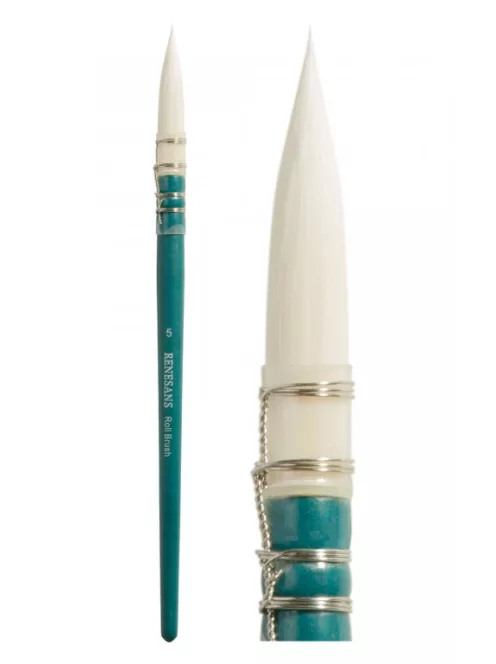 Roll brush white synthetic - méret 0