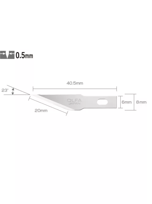 Pótpengék OLFA KB4-S/5 AK-4 szikéhez