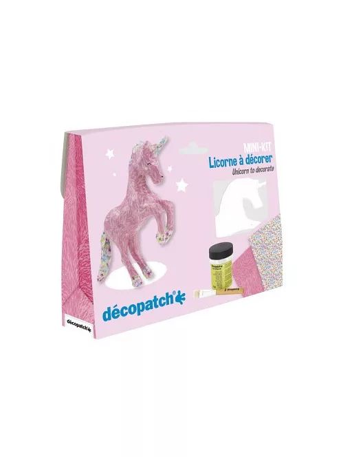 Unikornis decoupage készlet