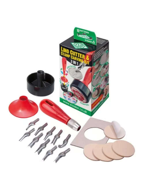 Essdee 3in1 linómetszet készlet 10 lapáttal