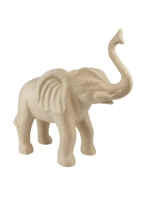 Elefánt papírmasé-ból, extra nagy 47cm