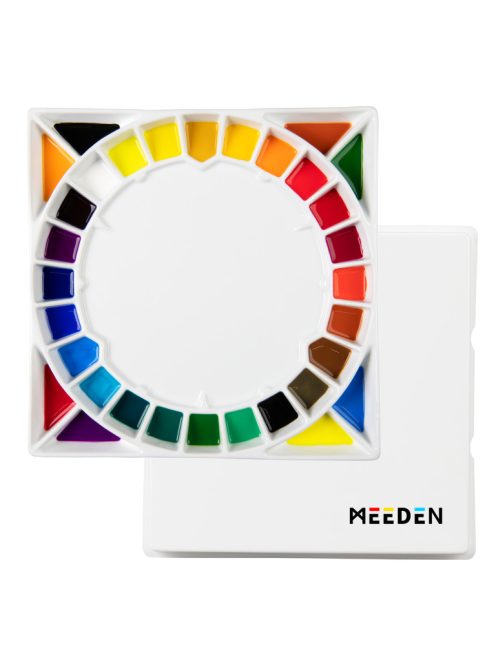 Porcelán paletta négyzet nagy 32 mélyedés 32x32cm