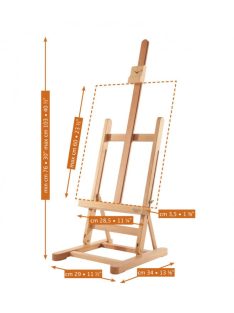 Mabef bükkfa asztali festőállvány - M/14